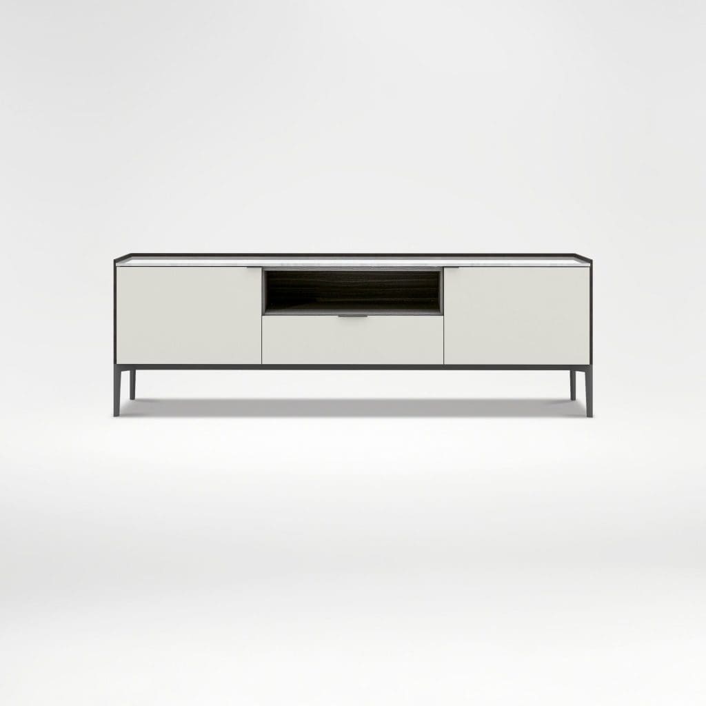Matrix Cabinet 09 – DOVE+CARRARA MARBLE
