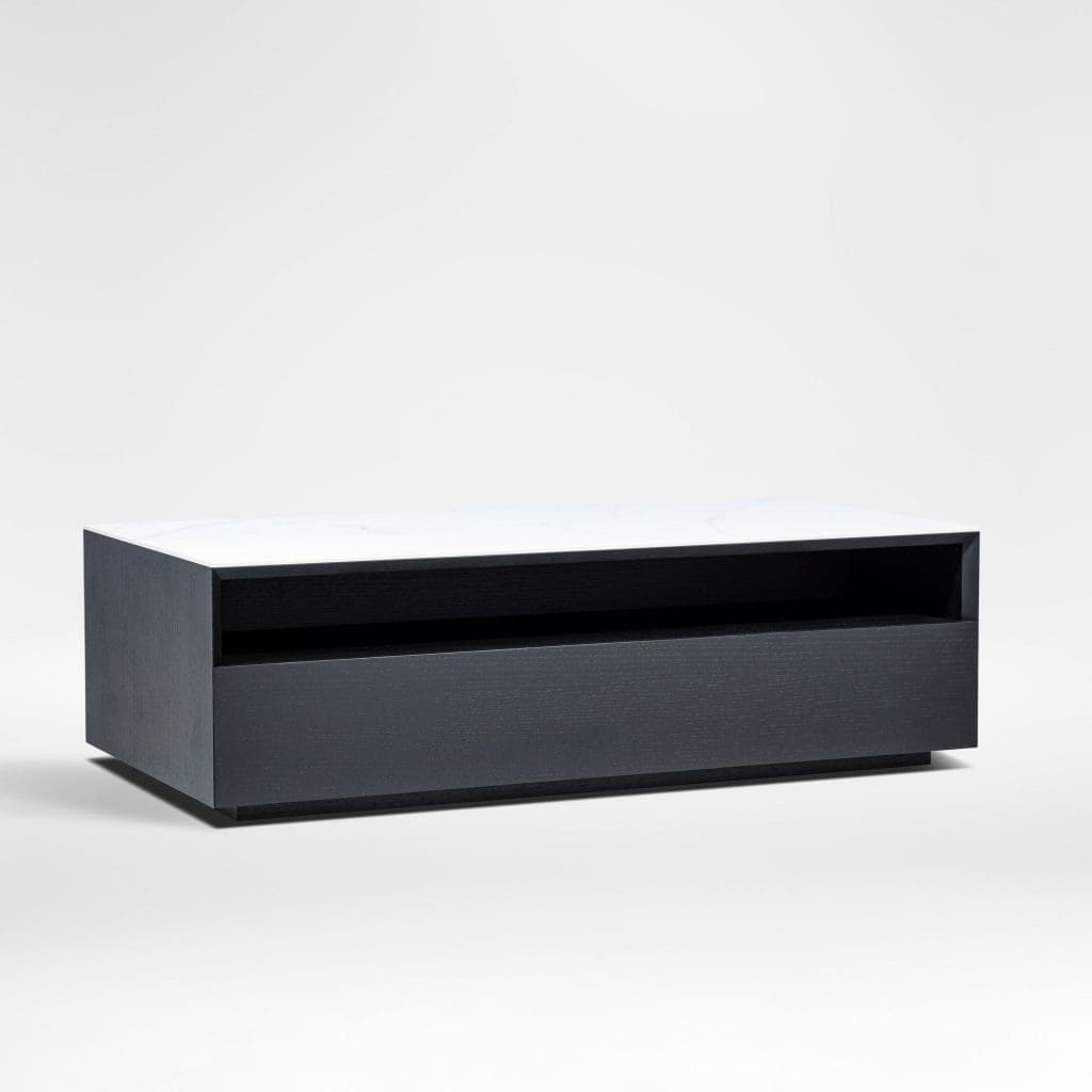 Blend salontafel – GREY OAK+WHITE CERAMIC