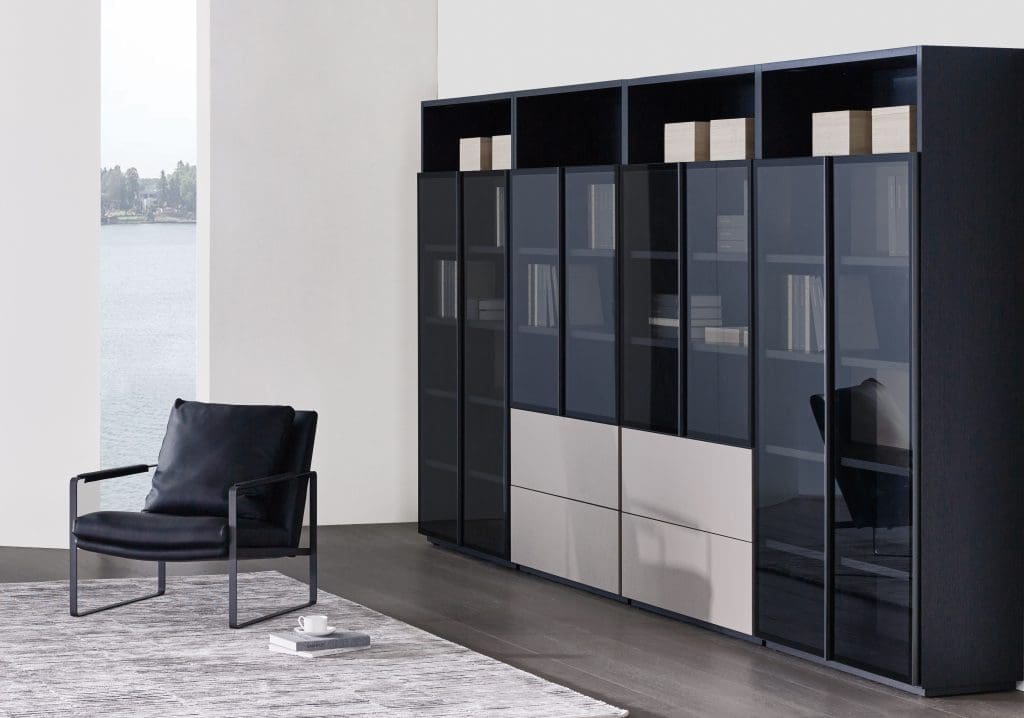 Content Cabinet 04 – GREY OAK+TUSCAN TAN