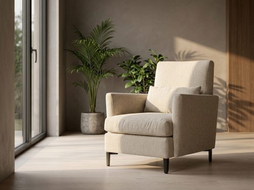 COZI Lounge Chair,BISCUIT