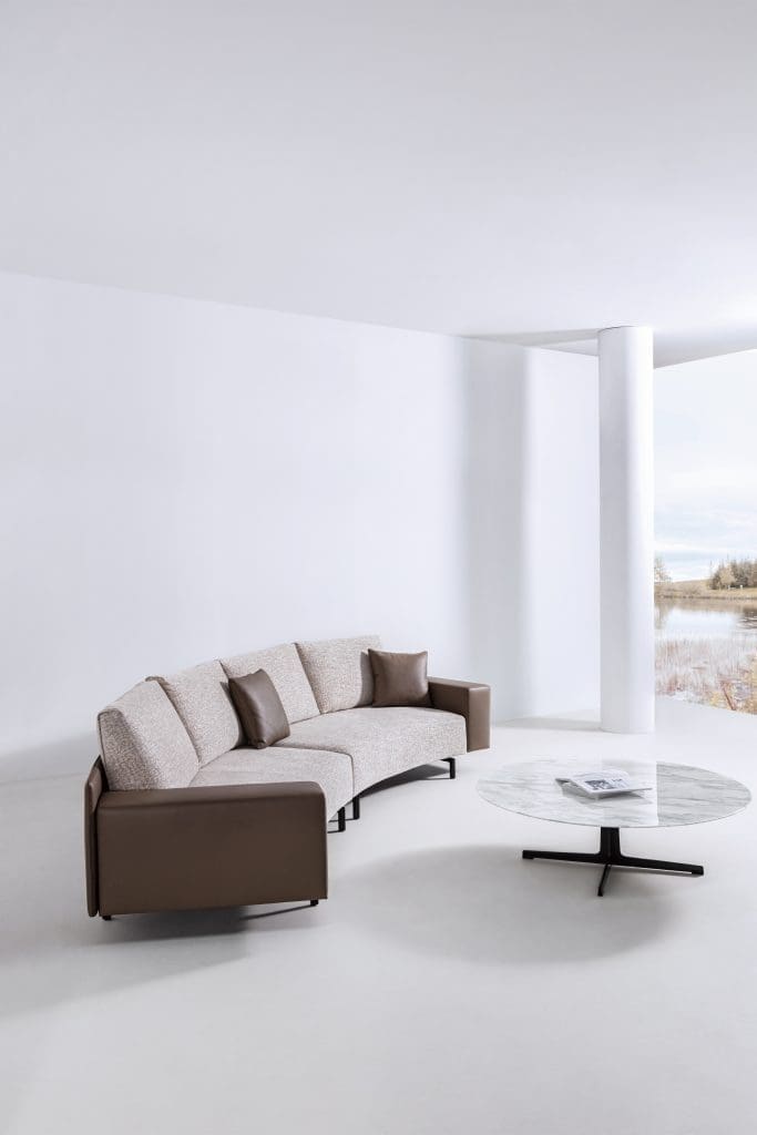 East-West Curved zetel – CLAY