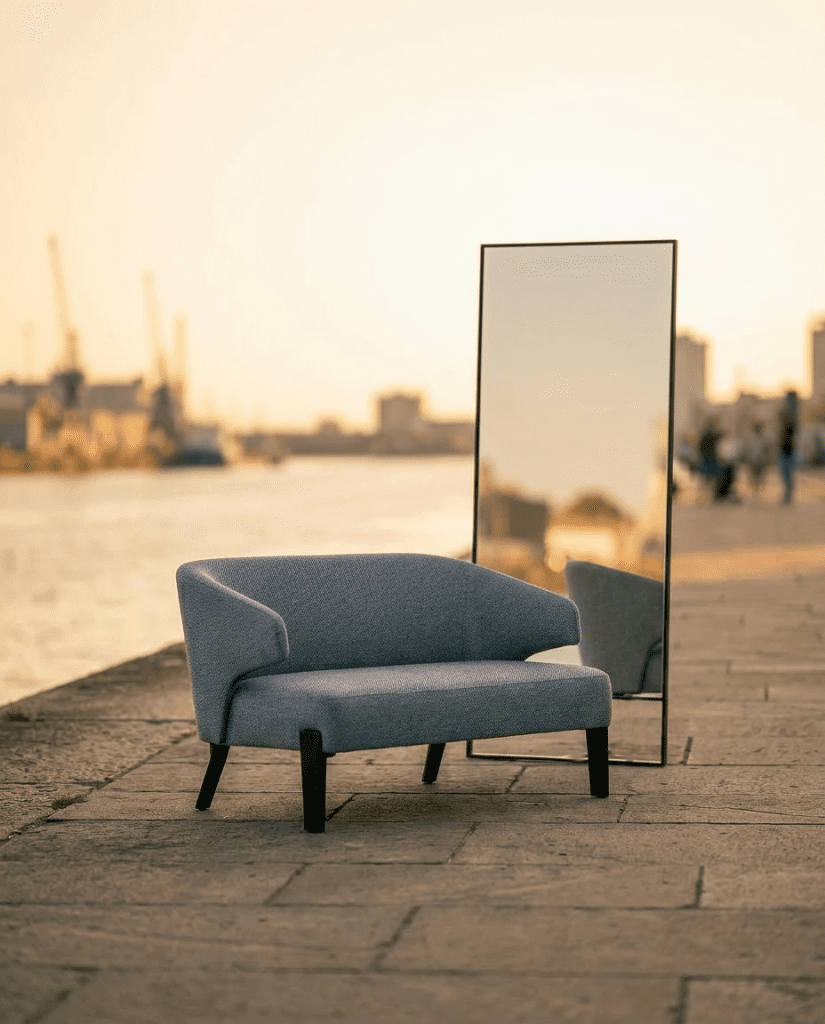 Bell Mirror – MIRROR+BLACK STEEL