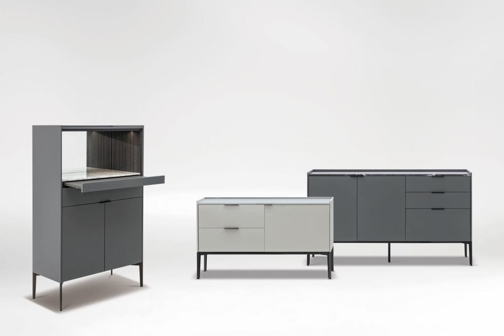 Armoire Matrix 09 – DOVE+CARRARA MARBLE
