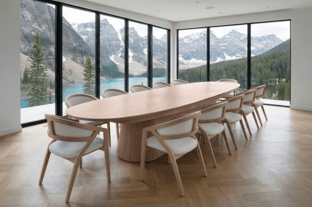 Fauteuil Caribou – NATURAL OAK+WHITE