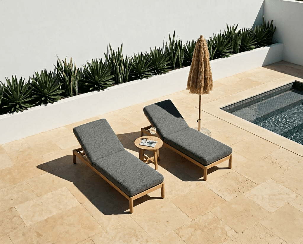 Québec Daybed – TEAK+TAUPE