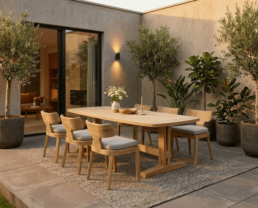 Fauteuil Tadoussac Armless – TEAK+BROWN GREY