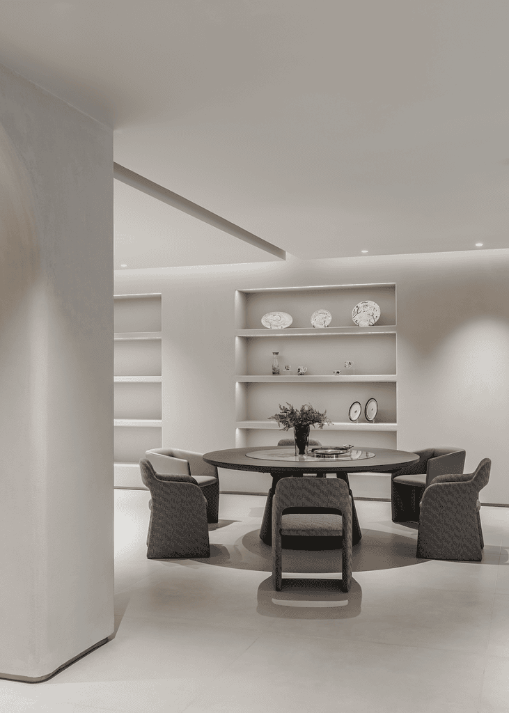 Unity Dining Table 05 – GRAPHITE OAK+GREY CERAMIC
