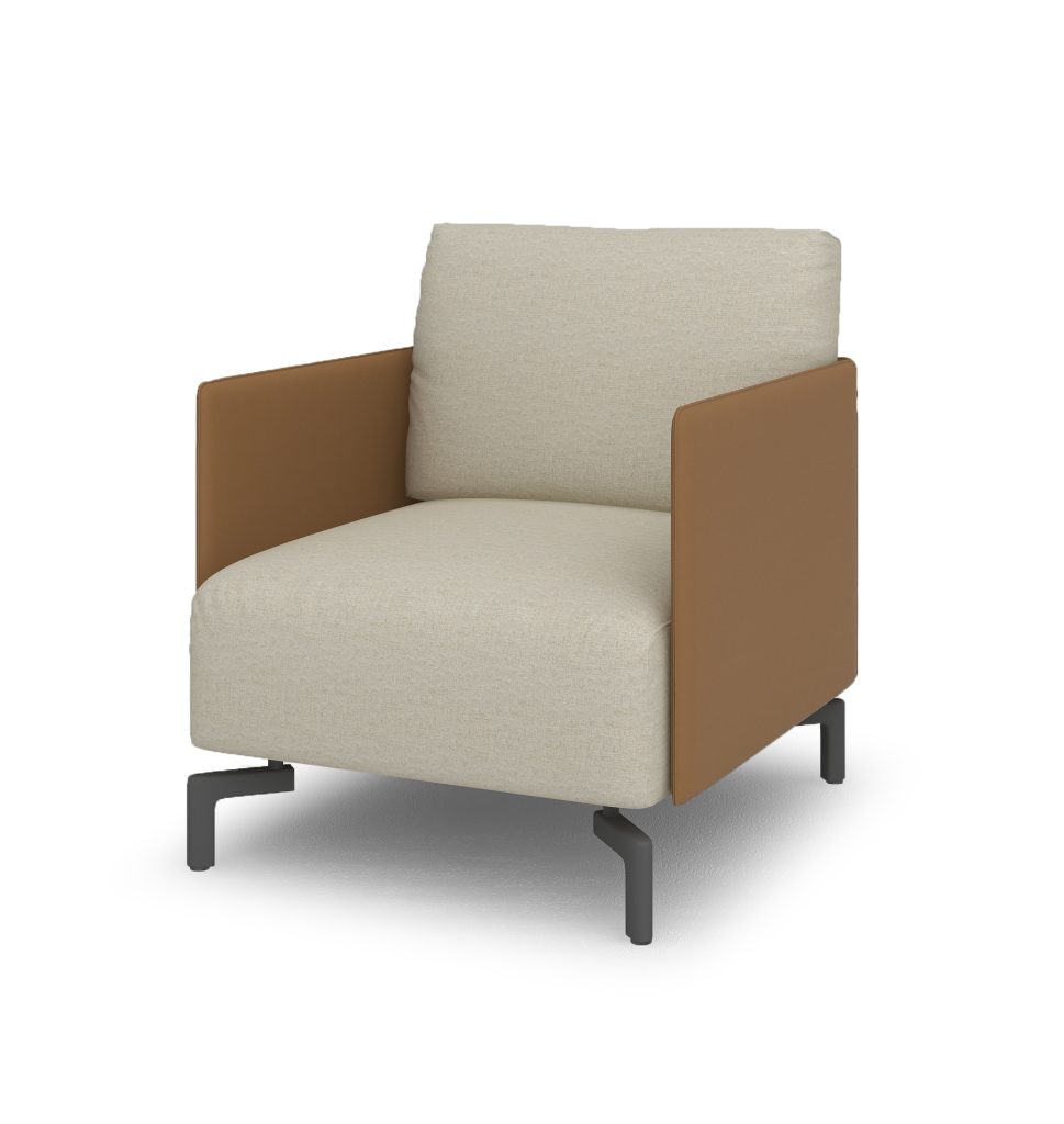 East-West Lounge Chair – BISCOTTI+CREAMSTONE