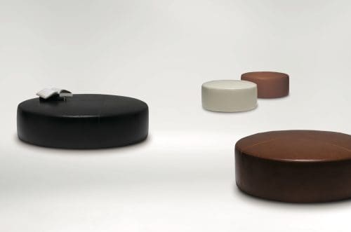 Pouf Puck – (L) MARRON