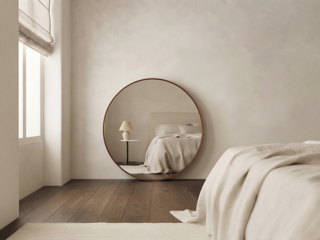 Windsor Mirror (Clear Glass), Walnut, 150cm – CLEAR MIRROR/WALNUT