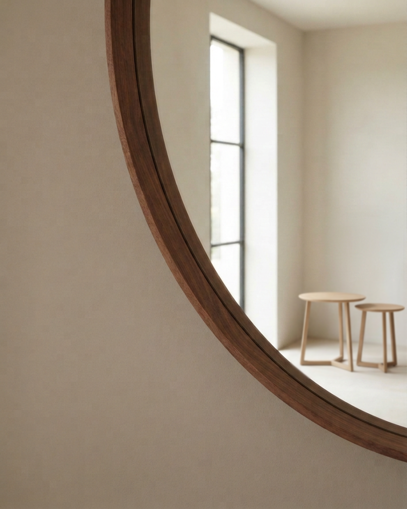 Windsor Mirror (Clear Glass), Walnut, 150cm – CLEAR MIRROR/WALNUT